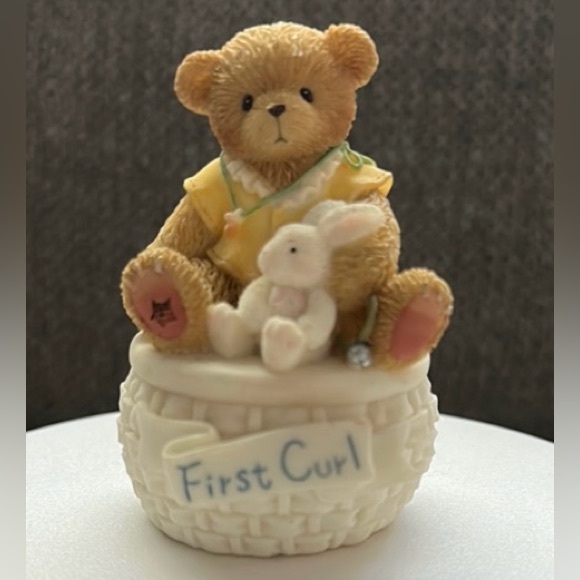 Cherished Teddies Other - 🧸 Teddy Bear First Curl Keepsake Box